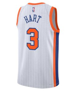 New York Knicks Nike City Edition Swingman Jersey 2024 - White - Josh Hart - Unisex