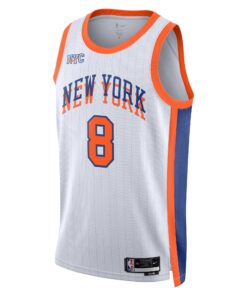 New York Knicks Nike City Edition Swingman Jersey 2024 - White - OG Anunoby - Unisex