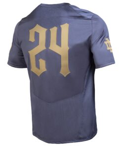 Notre Dame Fighting Irish Under Armour 2024 Shamrock Series Replica Jersey - Navy