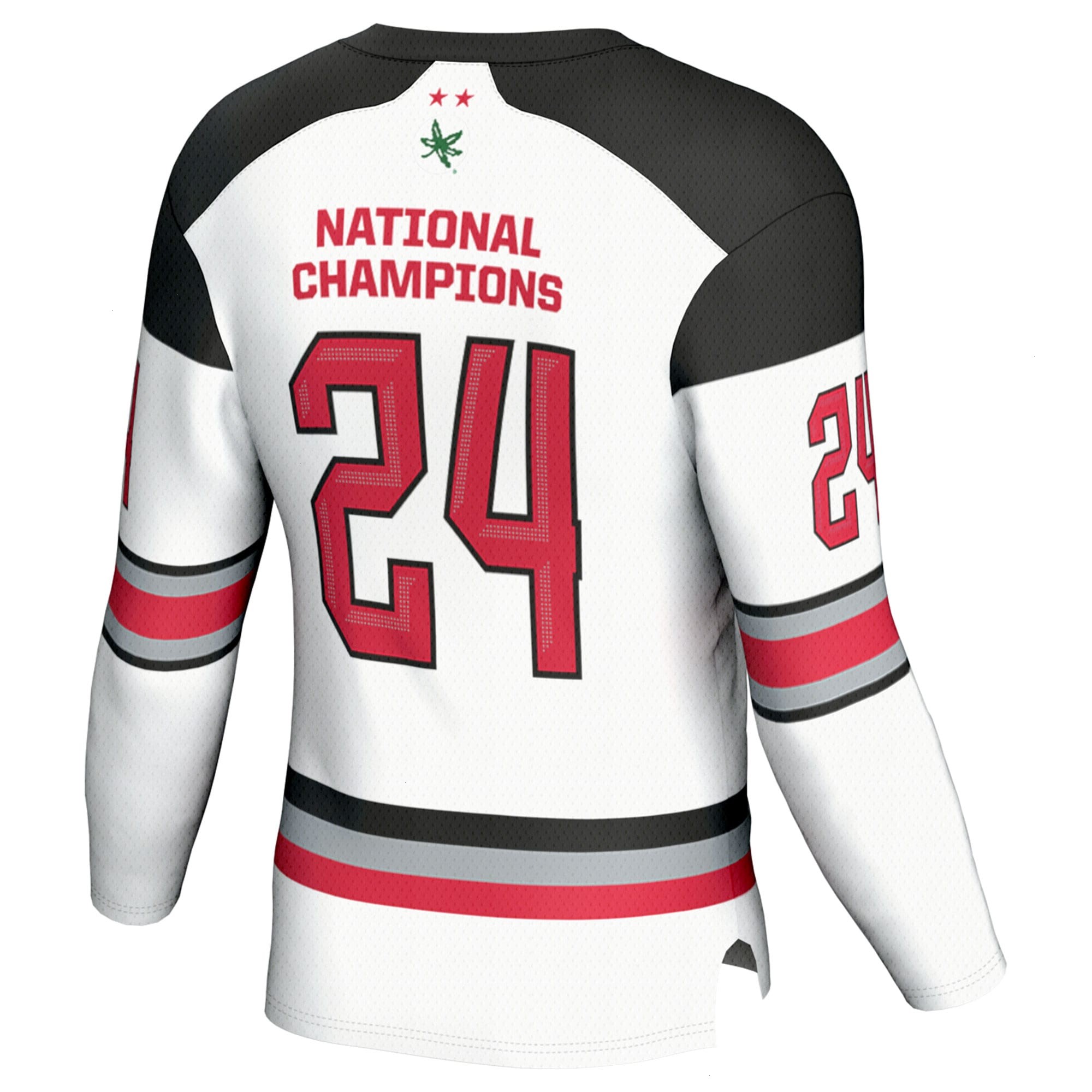 Ohio State Buckeyes GameDay Greats Youth 2024 NCAA Women's Ice Hockey National Champions Fashion Jersey - White