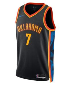 Oklahoma City Thunder Nike City Edition Swingman Jersey 2024 - Black - Chet Holmgren - Unisex