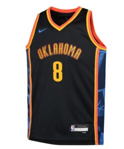 Oklahoma City Thunder Nike City Edition Swingman Jersey 2024 - Black - Jalen Williams - Youth