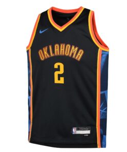 Oklahoma City Thunder Nike City Edition Swingman Jersey 2024 - Black - Shai Gilgeous-Alexander - Youth