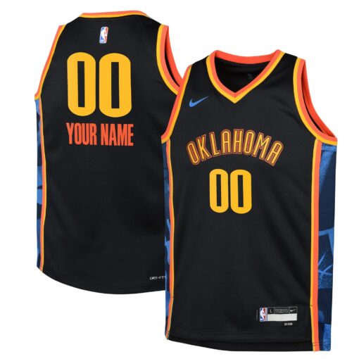 Oklahoma City Thunder Nike City Edition Swingman Jersey 2024 - Custom - Youth