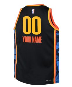 Oklahoma City Thunder Nike City Edition Swingman Jersey 2024 - Custom - Youth
