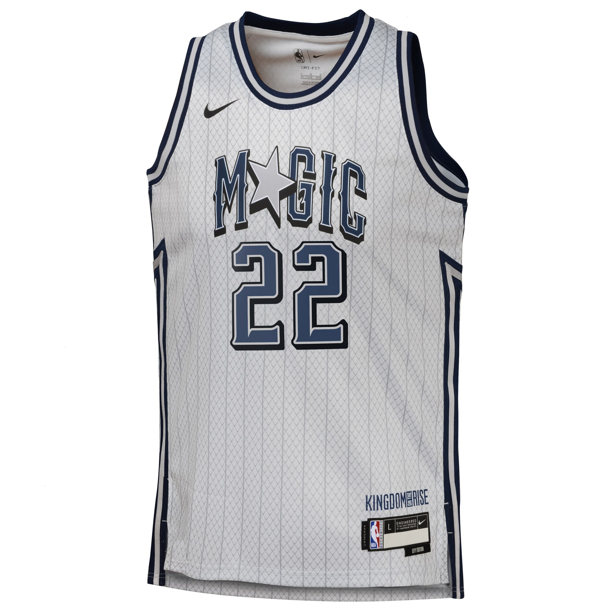 Orlando Magic Nike City Edition Swingman Jersey 2024 - Silver - Franz Wagner - Youth