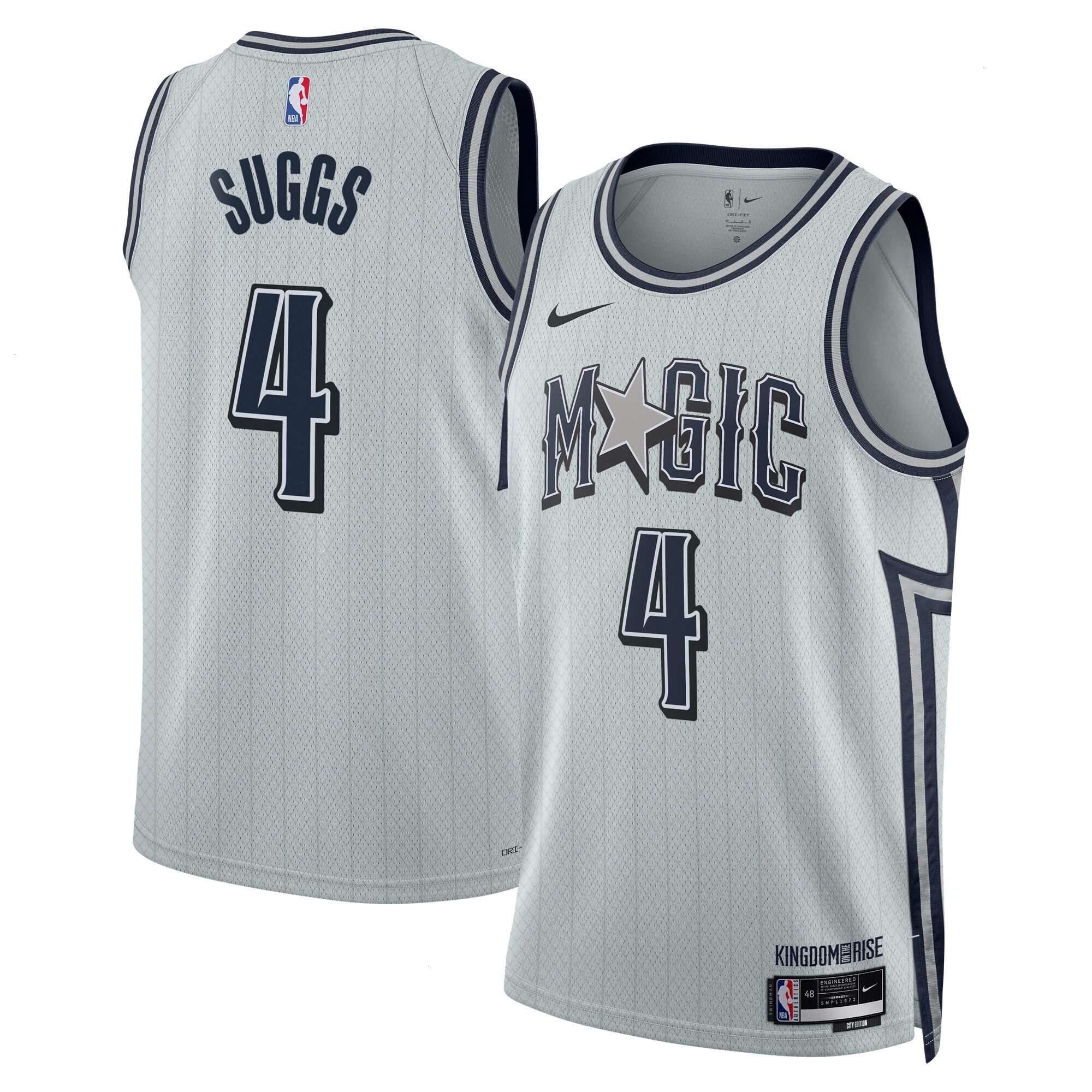 Orlando Magic Nike City Edition Swingman Jersey 2024 - Silver - Jalen Suggs - Unisex