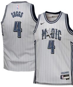 Orlando Magic Nike City Edition Swingman Jersey 2024 - Silver - Jalen Suggs - Youth