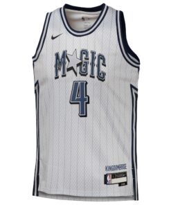 Orlando Magic Nike City Edition Swingman Jersey 2024 - Silver - Jalen Suggs - Youth