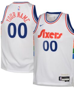 Philadelphia 76ers Nike City Edition Swingman Jersey 2024 - Custom - Youth