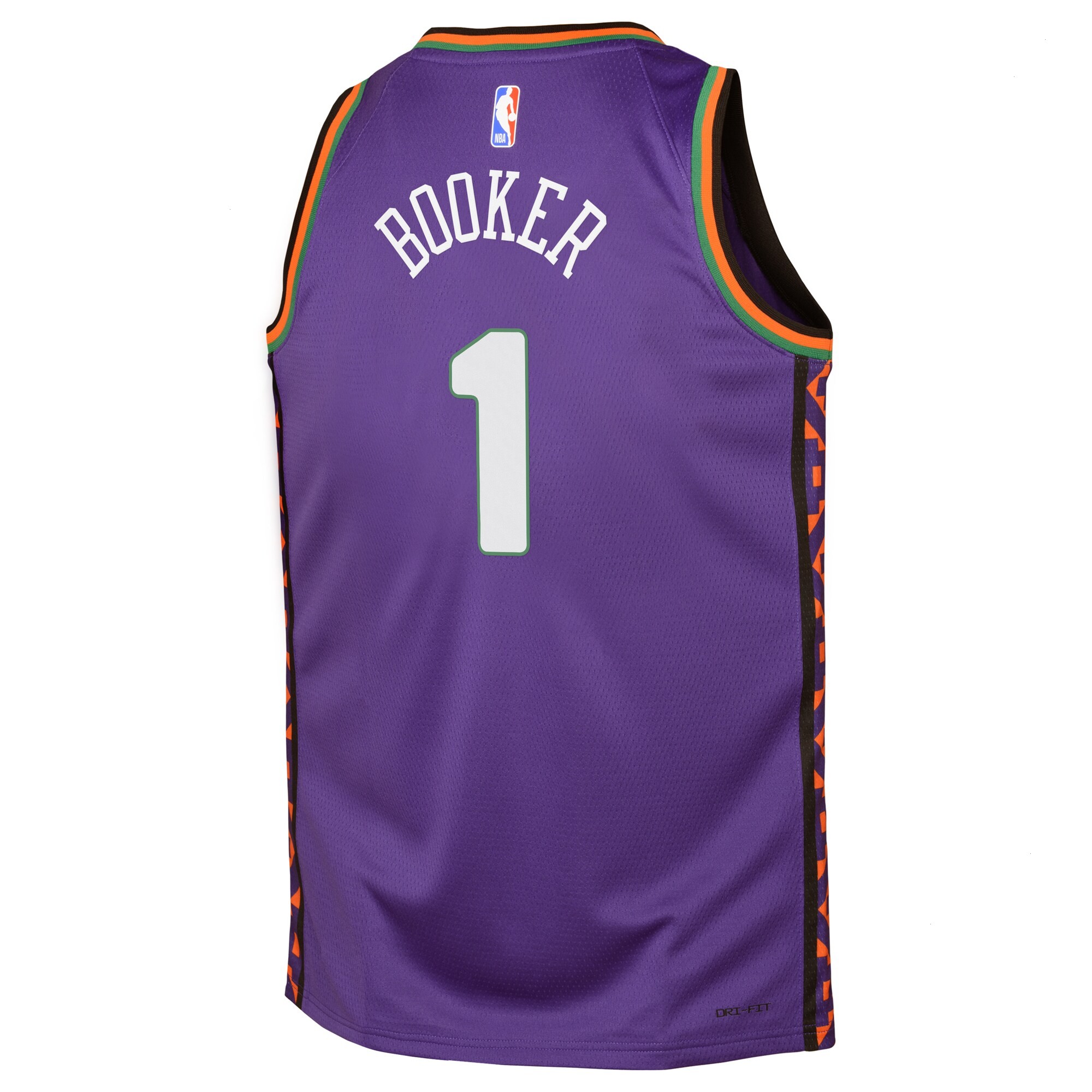 Phoenix Suns Nike City Edition Swingman Jersey 2024 - Purple - Devin Booker - Youth