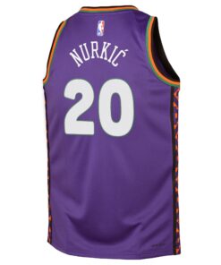 Phoenix Suns Nike City Edition Swingman Jersey 2024 - Purple - Jusuf Nurkic - Youth