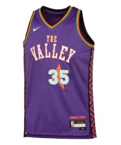 Phoenix Suns Nike City Edition Swingman Jersey 2024 - Purple - Kevin Durant - Youth