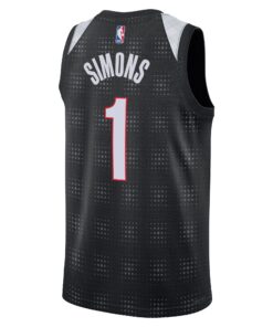 Portland Trail Blazers Nike City Edition Swingman Jersey 2024 - Black - Anfernee Simons - Unisex