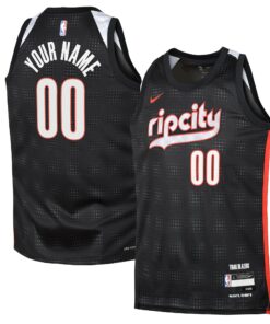 Portland Trail Blazers Nike City Edition Swingman Jersey 2024 - Custom - Youth