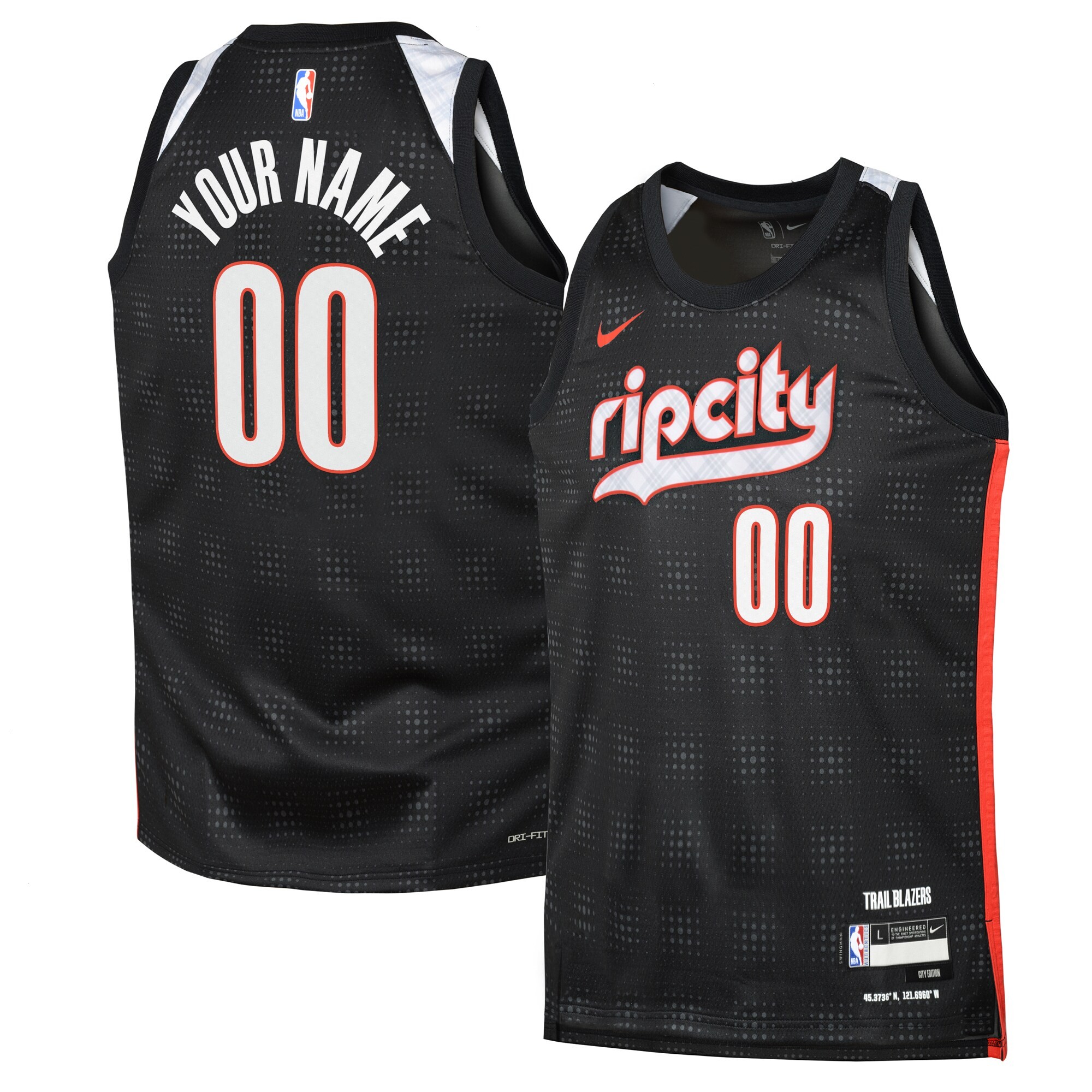 Portland Trail Blazers Nike City Edition Swingman Jersey 2024 - Custom ...