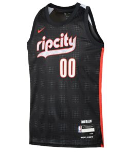 Portland Trail Blazers Nike City Edition Swingman Jersey 2024 - Custom - Youth