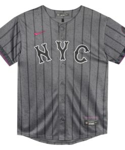 Preschool New York Mets Pete Alonso Nike Graphite 2024 City Connect Limited Player Jersey