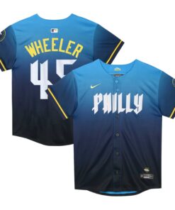 Preschool Philadelphia Phillies Zack Wheeler Nike Blue 2024 City Connect Limited Player Jersey