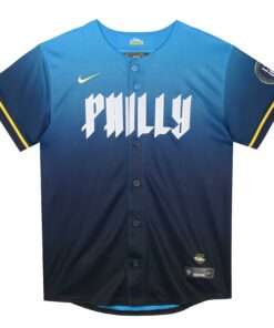 Preschool Philadelphia Phillies Zack Wheeler Nike Blue 2024 City Connect Limited Player Jersey