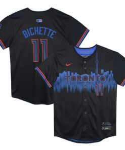 Preschool Toronto Blue Jays Bo Bichette Nike Navy 2024 City Connect Limited Player Jersey