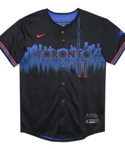 Preschool Toronto Blue Jays Bo Bichette Nike Navy 2024 City Connect Limited Player Jersey