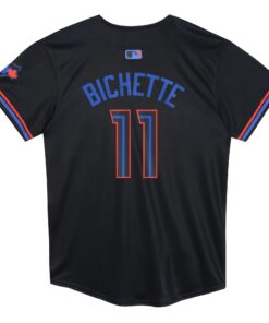 Preschool Toronto Blue Jays Bo Bichette Nike Navy 2024 City Connect Limited Player Jersey