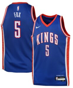 Sacramento Kings Nike City Edition Swingman Jersey 2024 - Blue - De'Aaron Fox - Youth