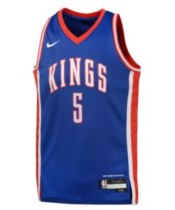Sacramento Kings Nike City Edition Swingman Jersey 2024 - Blue - De'Aaron Fox - Youth