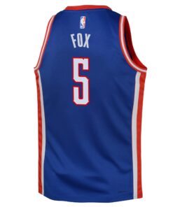 Sacramento Kings Nike City Edition Swingman Jersey 2024 - Blue - De'Aaron Fox - Youth