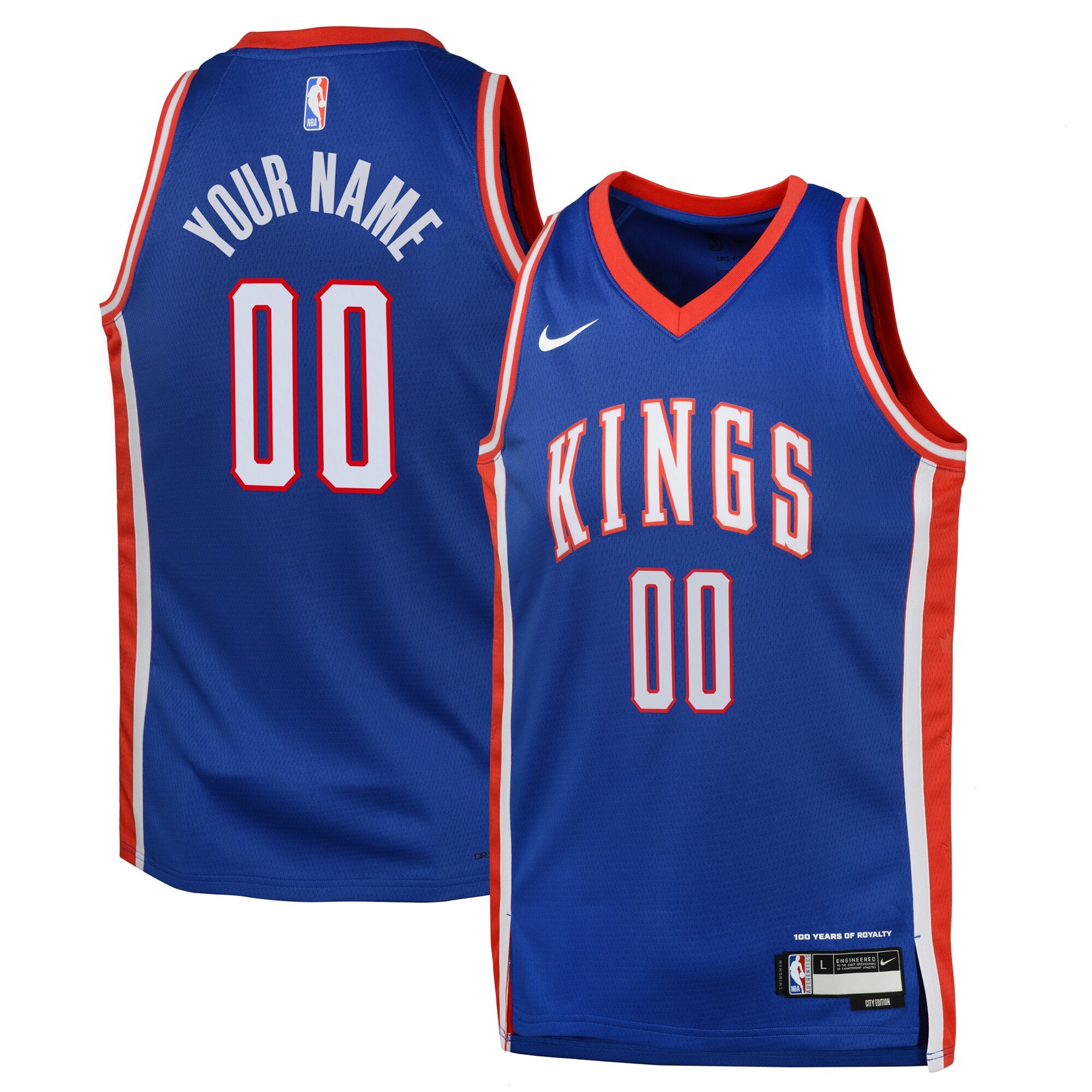 Sacramento Kings Nike City Edition Swingman Jersey 2024 - Custom - Youth