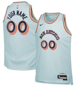 San Antonio Spurs Nike City Edition Swingman Jersey 2024 - Custom - Youth
