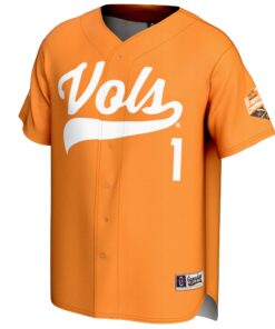 Tennessee Volunteers GameDay Greats Youth 2024 NCAA Men's Baseball College World Series Champions Commemorative Fashion Jersey - Tennessee Orange
