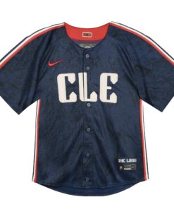 Toddler Cleveland Guardians Jose Ramirez Nike Navy 2024 City Connect Limited Jersey