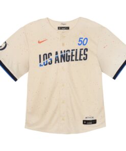 Toddler Los Angeles Dodgers Mookie Betts Nike Cream 2024 City Connect Limited Player Jersey
