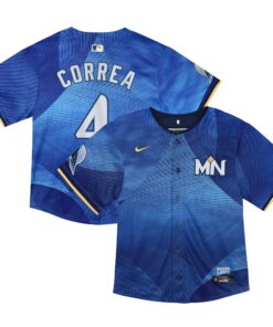 Toddler Minnesota Twins Carlos Correa Nike Royal 2024 City Connect Limited Jersey