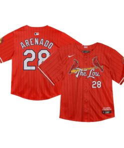 Toddler St. Louis Cardinals Nolan Arenado Nike Red 2024 City Connect Limited Player Jersey