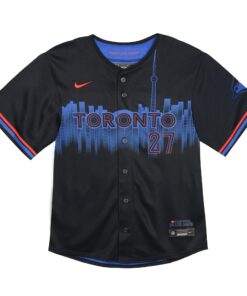 Toddler Toronto Blue Jays Vladimir Guerrero Nike Navy 2024 City Connect Limited Player Jersey