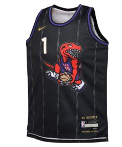 Toronto Raptors Nike City Edition Swingman Jersey 2024 - Black - Grady Dick - Youth