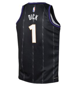Toronto Raptors Nike City Edition Swingman Jersey 2024 - Black - Grady Dick - Youth