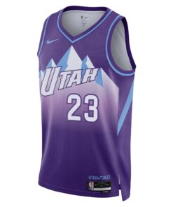 Utah Jazz Nike City Edition Swingman Jersey 2024 - Purple - Lauri Markkanen - Unisex