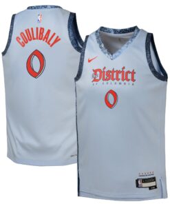 Washington Wizards Nike City Edition Swingman Jersey 2024 - Blue - Bilal Coulibaly - Youth