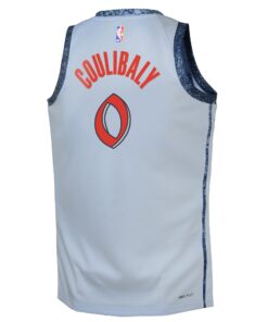 Washington Wizards Nike City Edition Swingman Jersey 2024 - Blue - Bilal Coulibaly - Youth