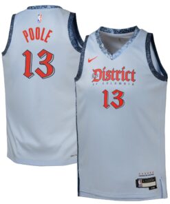 Washington Wizards Nike City Edition Swingman Jersey 2024 - Blue - Jordan Poole - Youth