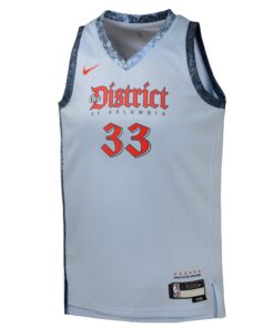 Washington Wizards Nike City Edition Swingman Jersey 2024 - Blue - Kyle Kuzma - Youth