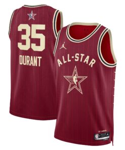 Western Conference Jordan Brand All-Star 2024 Swingman Jersey - Crimson - Kevin Durant - Unisex