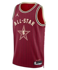 Western Conference Jordan Brand All-Star 2024 Swingman Jersey - Crimson - Kevin Durant - Unisex