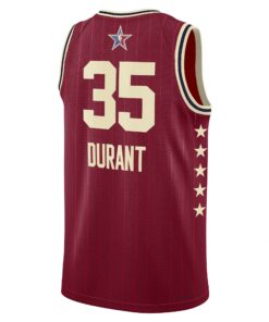 Western Conference Jordan Brand All-Star 2024 Swingman Jersey - Crimson - Kevin Durant - Unisex