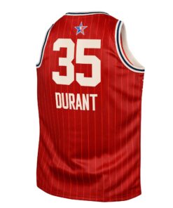 Western Conference Jordan Brand All-Star 2024 Swingman Jersey - Crimson - Kevin Durant - Youth