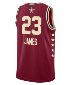 Western Conference Jordan Brand All-Star 2024 Swingman Jersey - Crimson - LeBron James - Unisex